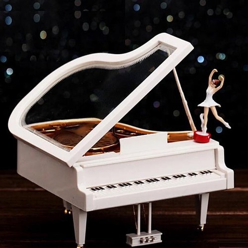 Dancing piano music - piano, box
