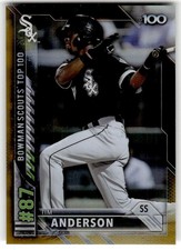 2016 Bowman Tim Anderson