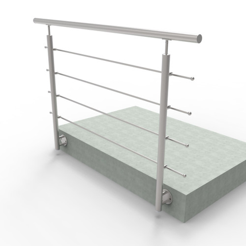 Set ringhiera acciaio inox - in,