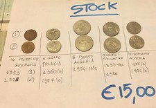STOCK/LOTTO DI 10 MONETE