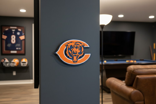Insegna logo chicago bears - chicago,