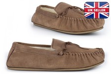 Pantofole uomo scamosciate