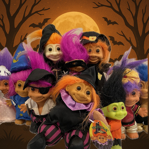 Bambole troll halloween russ - bambole,