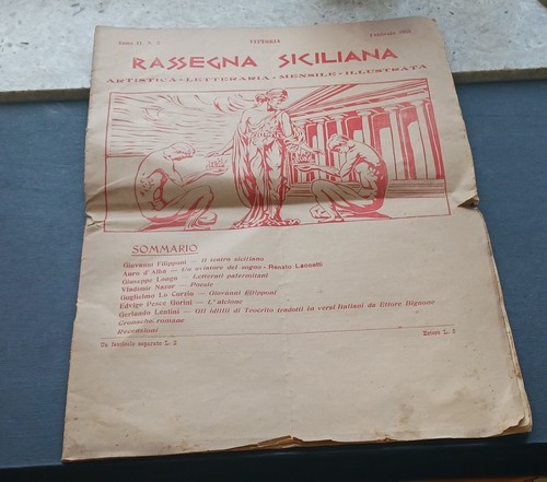 Rassegna siciliana artistica - rassegna,