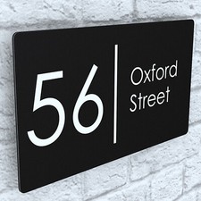 House Number Plaques Floating