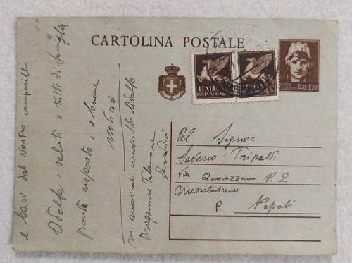 Intero postale 1945 - postale,
