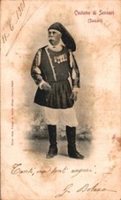 Sassari Costume di Sennori, legg. scollata F. piccolo  spedita