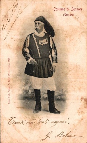 Sassari costume sennori - costume,