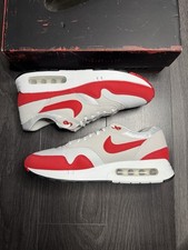 Nike Air Max 1 Big Bubble Sport Rosso DQ3989-100 Uomo UK 9.5