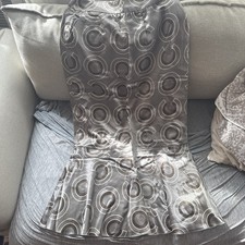 Maxi gonna leggera Chanel France tasche lana e seta fodera 100% seta 40