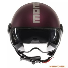 MOMO DESIGN FIGHTER EVO E2206 JET MONO MATT AMARENA SILVER COLORE 005 NEW 2025