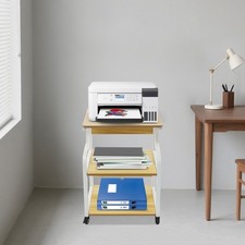Carrello stampante 3 piani con