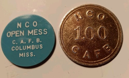 Columbus gettone militare - columbus,, ms