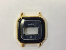 CASSA OROLOGIO CASIO VINTAGE "CASIO L" LADY DORATO -RICAMBIO-