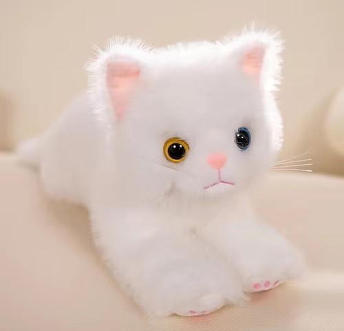 Cuscino gattino bianco - cuscino, 14"