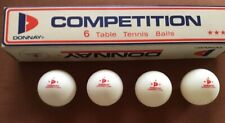 BOITE DONNAY  *** AVEC  4 BALLES   TENNIS DE TABLE VINTAGE PING PONG