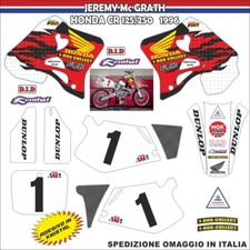 Adesivi in kristal per HONDA CR 125-250 1996 Mc Grath