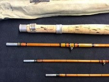 Canna da pesca a mosca canna divisa 9 piedi Hardy The Hollolight vintage