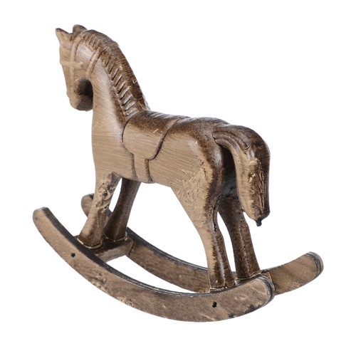 Statua cavallo dondolo - cavallo, in