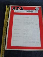 Rivista ATA 1952 Ferrari Vespa Servizio