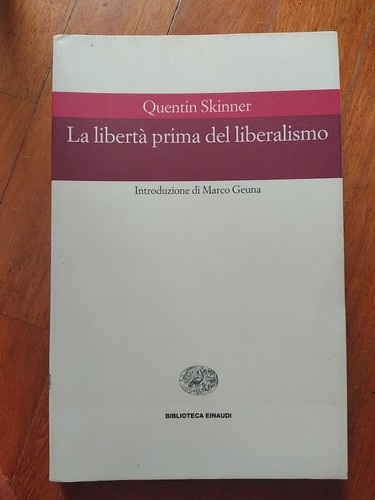 Skinner libertà prima del - libertà,