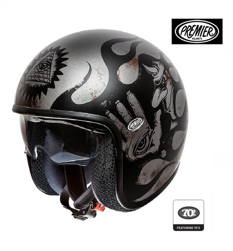 Premier casco jet vintage evo - jet,