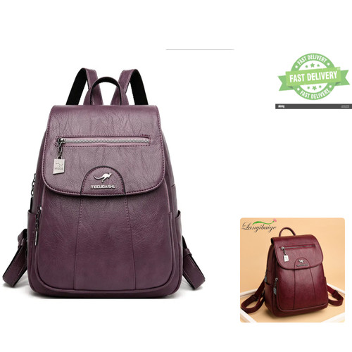 Zaino donna vintage pelle - zaino,
