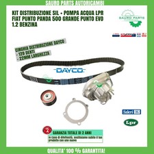 KIT DISTRIBUZIONE POMPA ACQUA FIAT PUNTO PANDA 500 GRANDE PUNTO EVO BENZINA