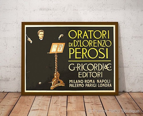 Perosi oratorio vintage - perosi,