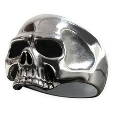 Anello teschio argento - , 925