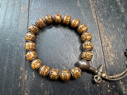 Bracciale osso yak - bracciale, di