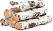 6 Piece Ceramic Logs for
