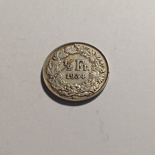 Argento svizzera mezzo franco - svizzera,