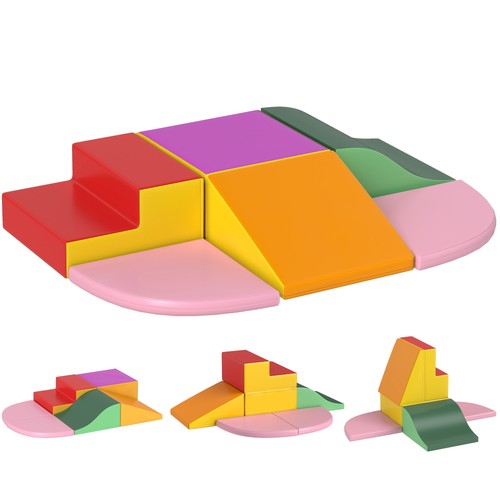 Homcom piece soft play - piece,