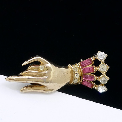 Rara spilla vintage coro rosa - rara,