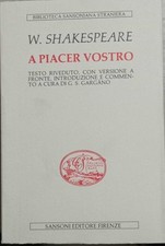 A piacer vostro.