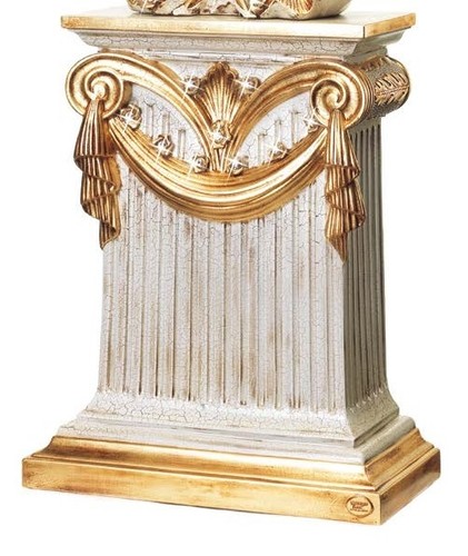 Colonna con drappi - e, rose