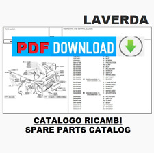 LAVERDA 3550 Catalogo ricambi Manuale parti esplosi mietitrebbia SPARE PARTS
