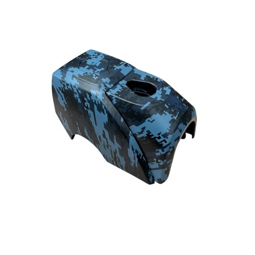 Pixel militare azzurro - pixel,