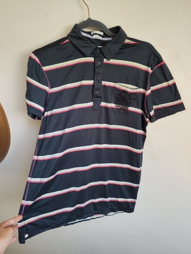 Polo donna vintage righe blu - vintage,