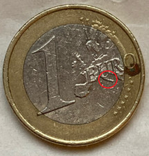 1 Euro 2007 Spagna. Errore di