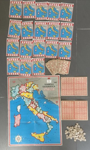 Tombola geografica italia - tombola,