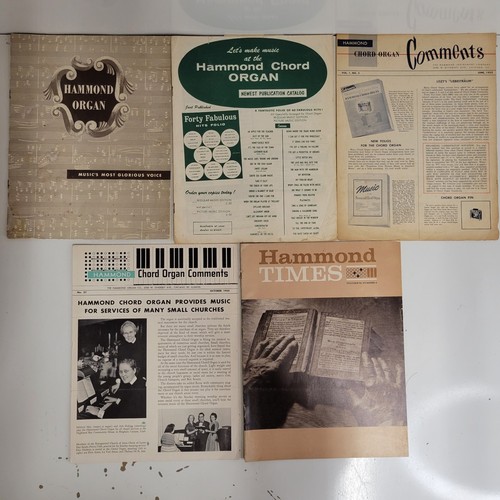 Vtg lot hammond chord - of,