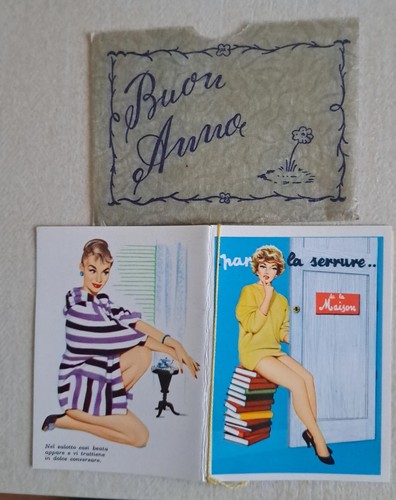Calendario barbiere 1961 - calendario,