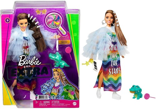 Barbie extra bambola castana - barbie,