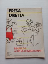 Renault 4: altri 25 di questi anni - rivista Presa Diretta 1986