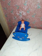 Vecchia culla + bambola E.S. -