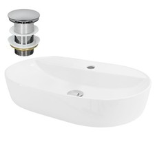 Lavabo ovale per bagno in
