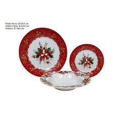 Set servizio pezzi piatti - 18,