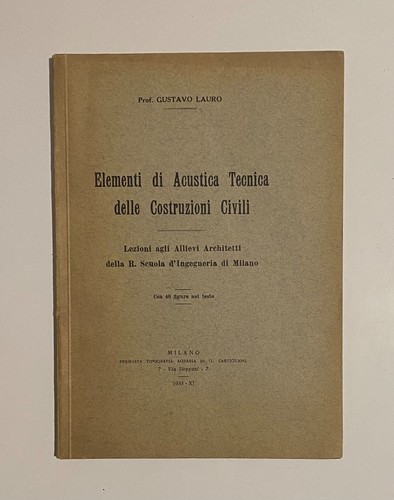 Elementi acustica tecnica - di,